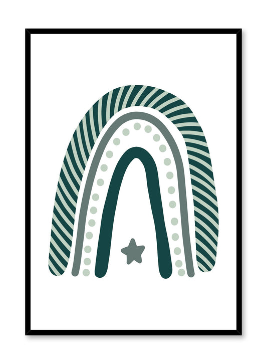 Rainbow in Green, Poster