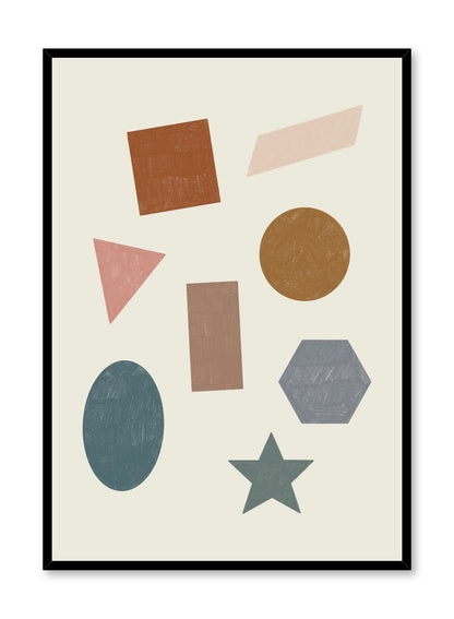 Let's Learn Shapes, Poster