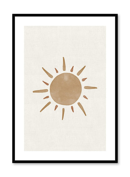 Watercolour Sun, Poster