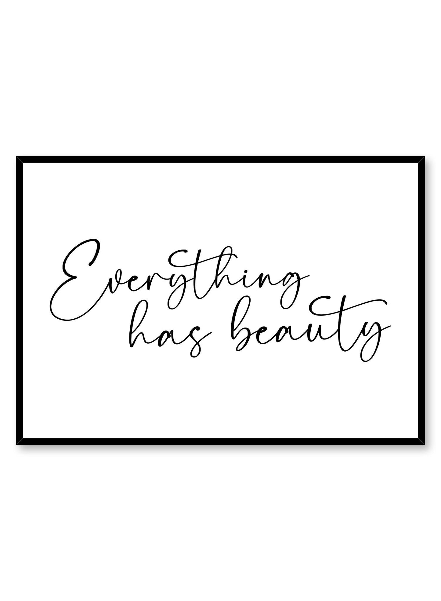 Everything Has Beauty, Poster