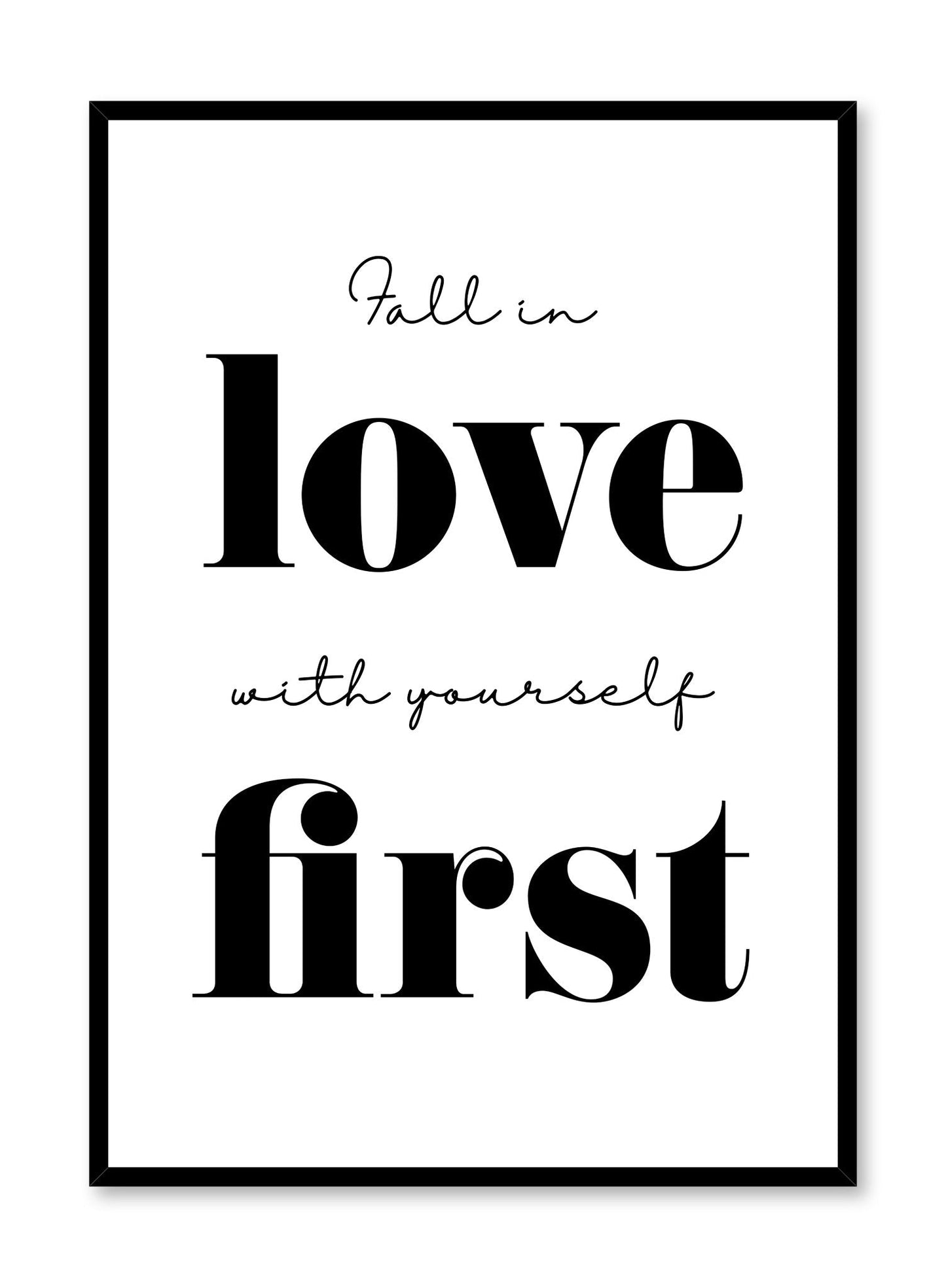 Love Yourself First, Poster