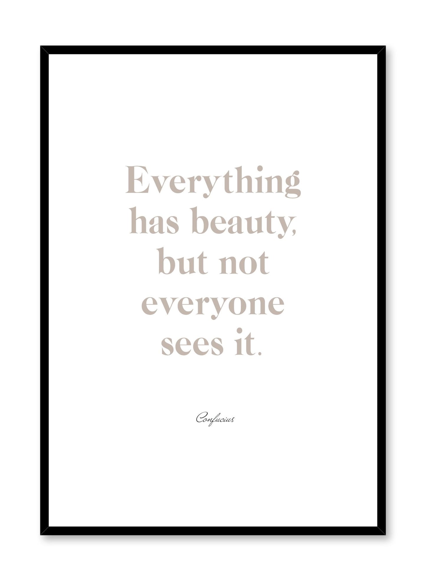 Beauty Surrounds Us, Poster
