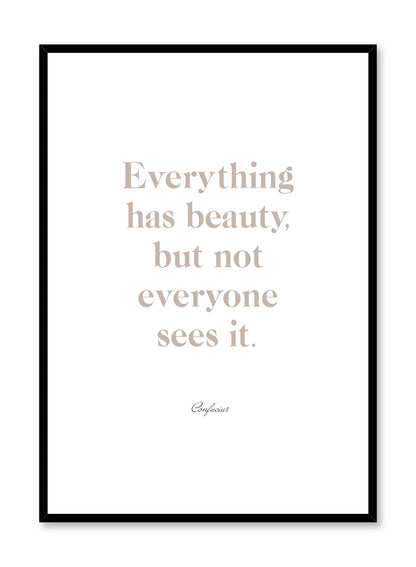 Beauty Surrounds Us, Poster