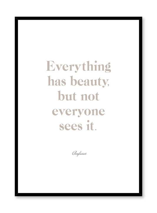 Beauty Surrounds Us, Poster