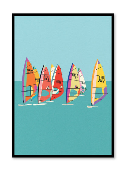 Baltic Sea Windsurfing, Poster