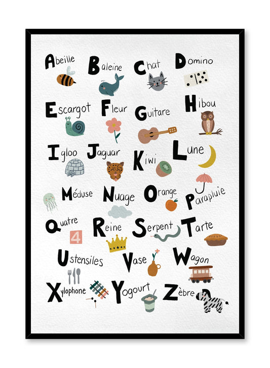 Learn Your French ABC's, Poster