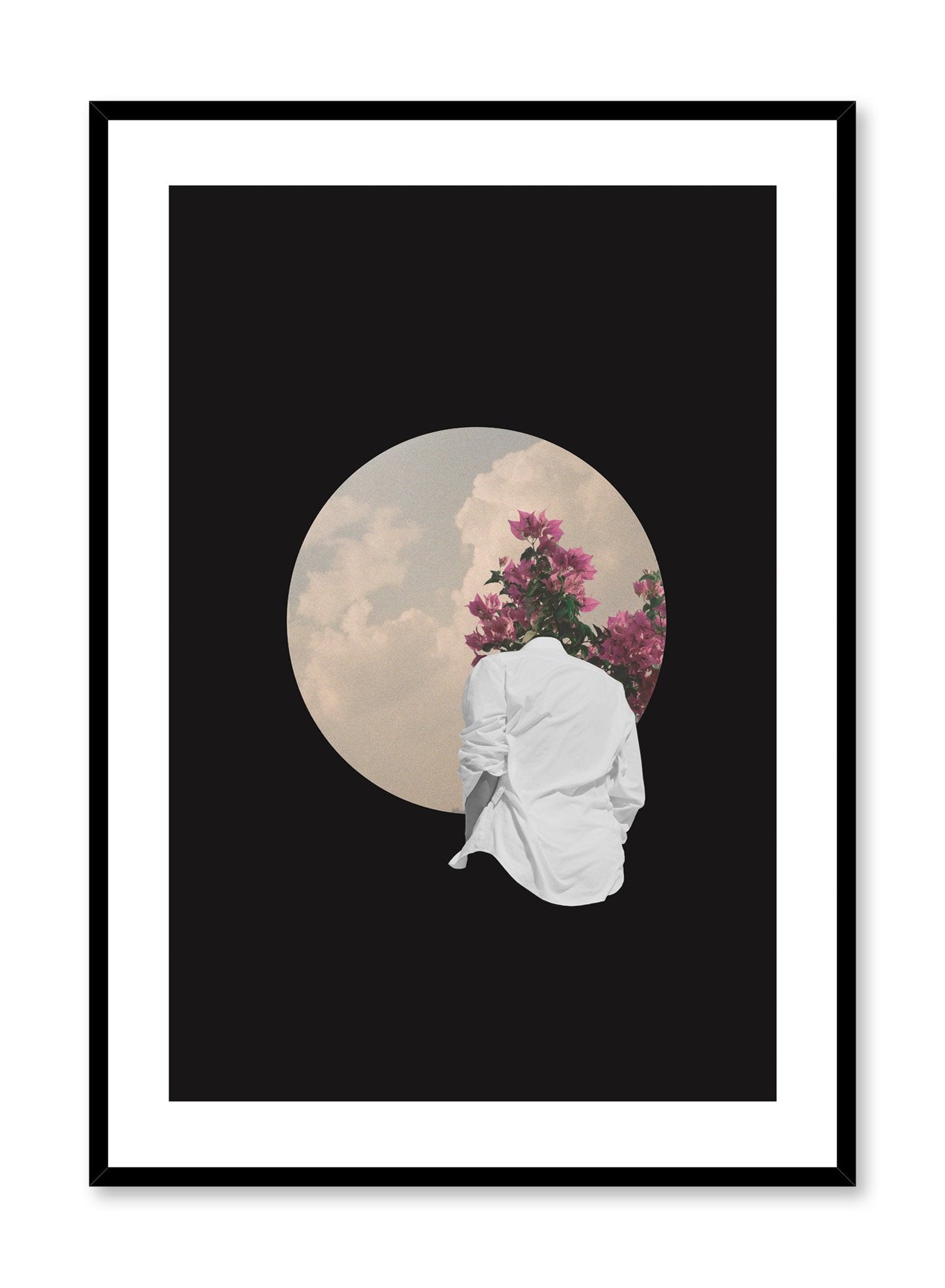 Cloudy Reverie in Black, Poster