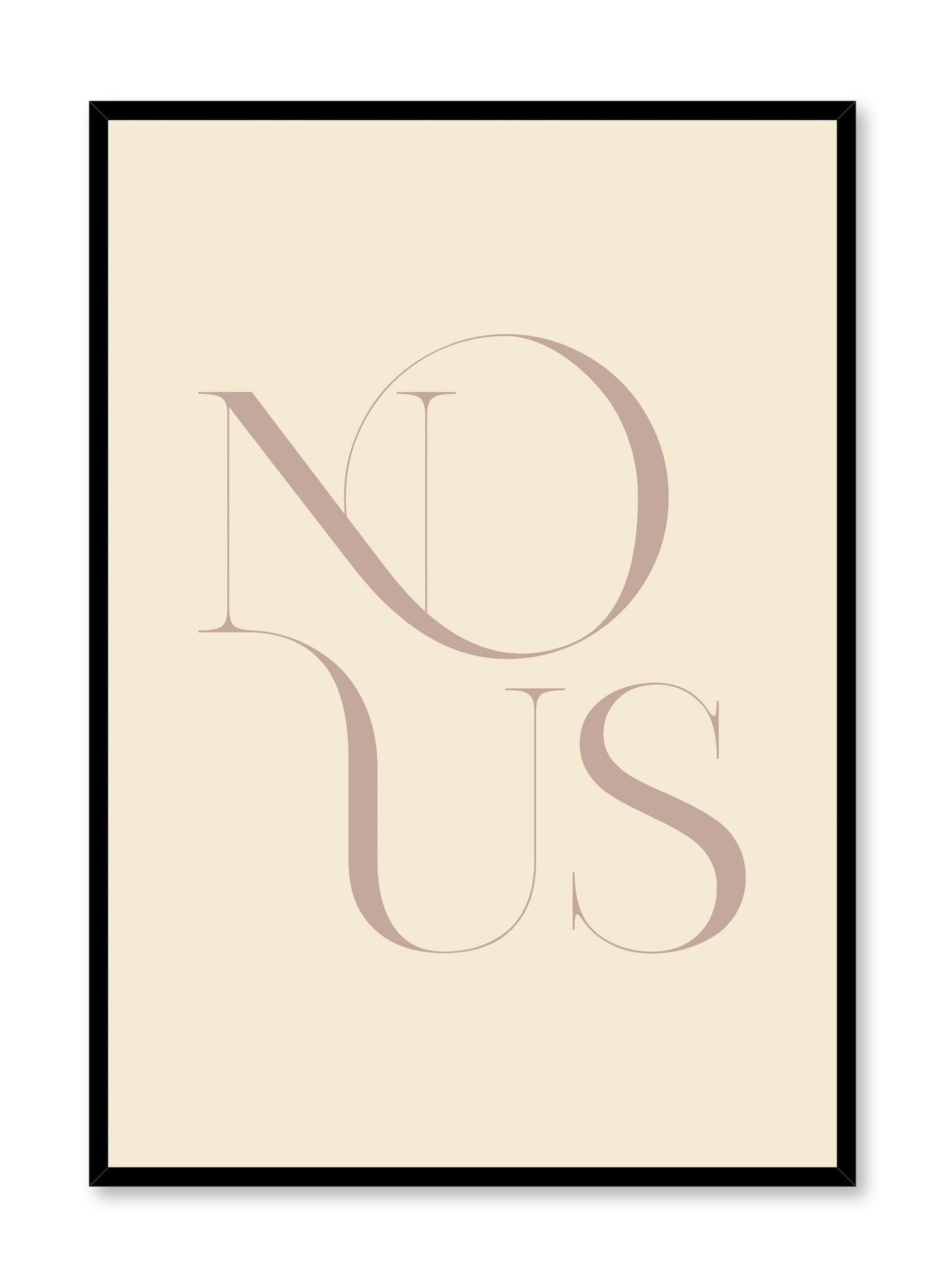 Us in French, Poster