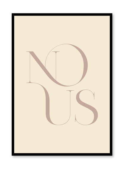 Us in French, Poster