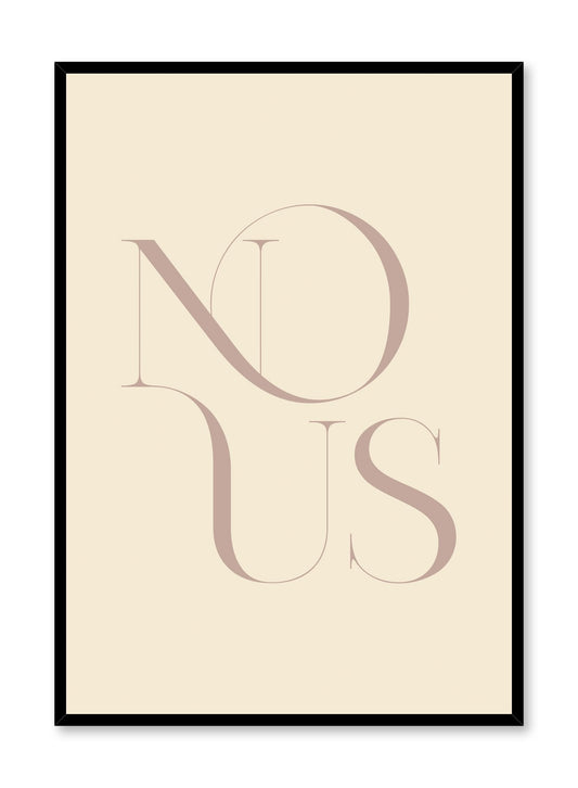 Us in French, Poster