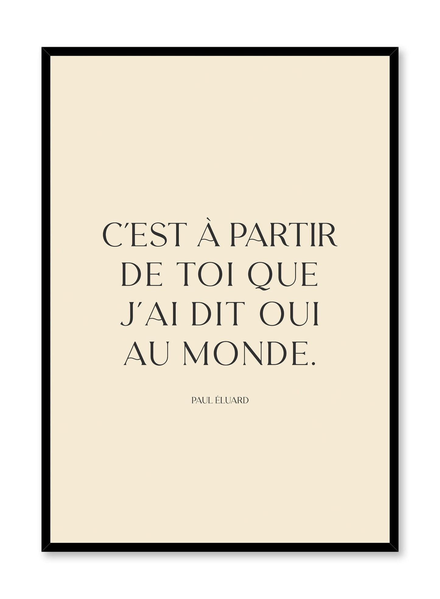 Saying Yes to the World, Poster