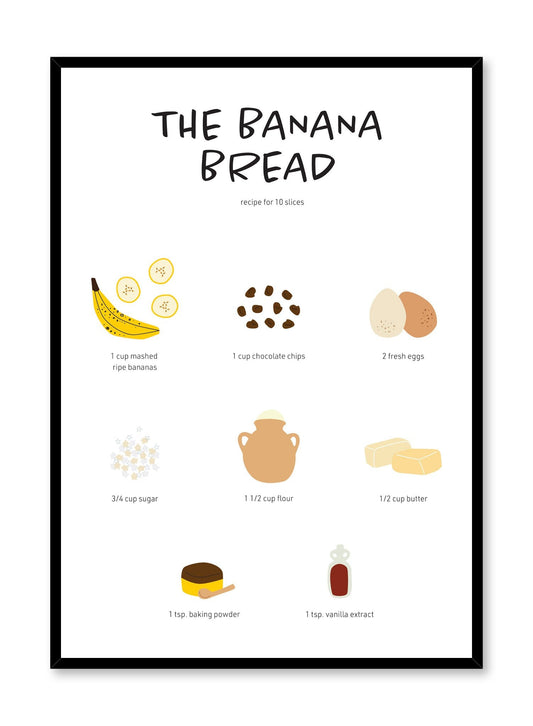 Banana Bread Recipe, Poster