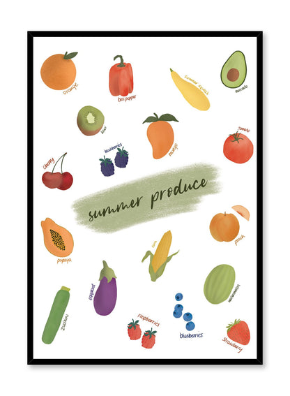 Summer Produce, Poster