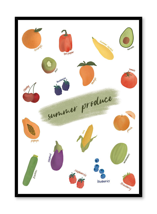 Summer Produce, Poster