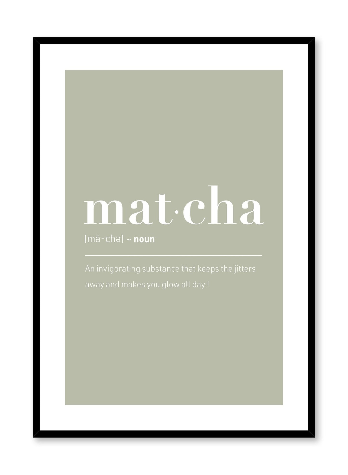 Matcha, Poster