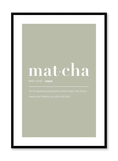 Matcha, Poster
