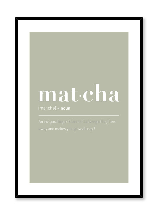 Matcha, Poster