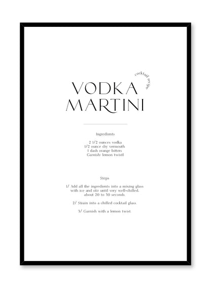 Vodka Martini, Poster
