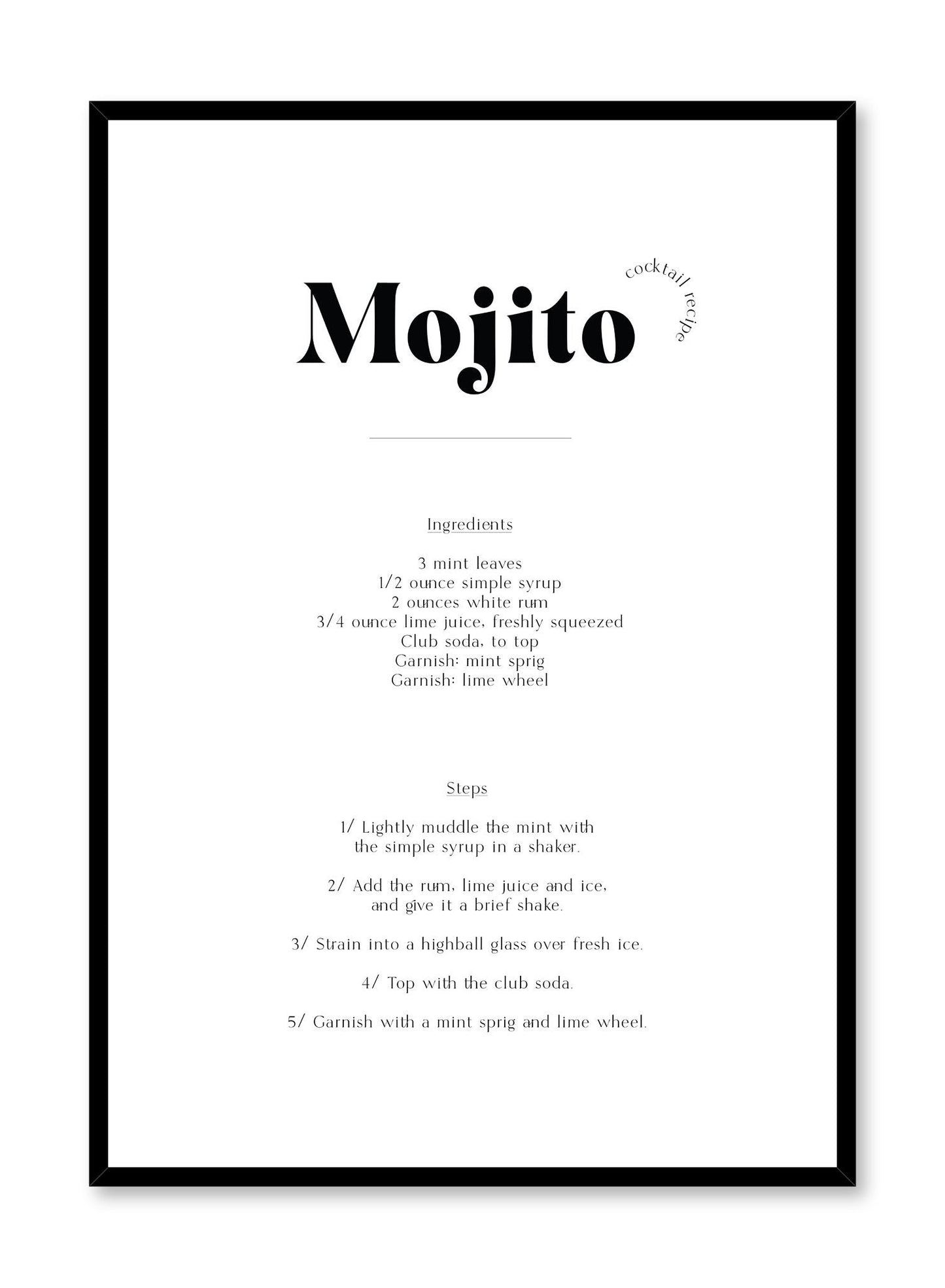 Mojito, Poster