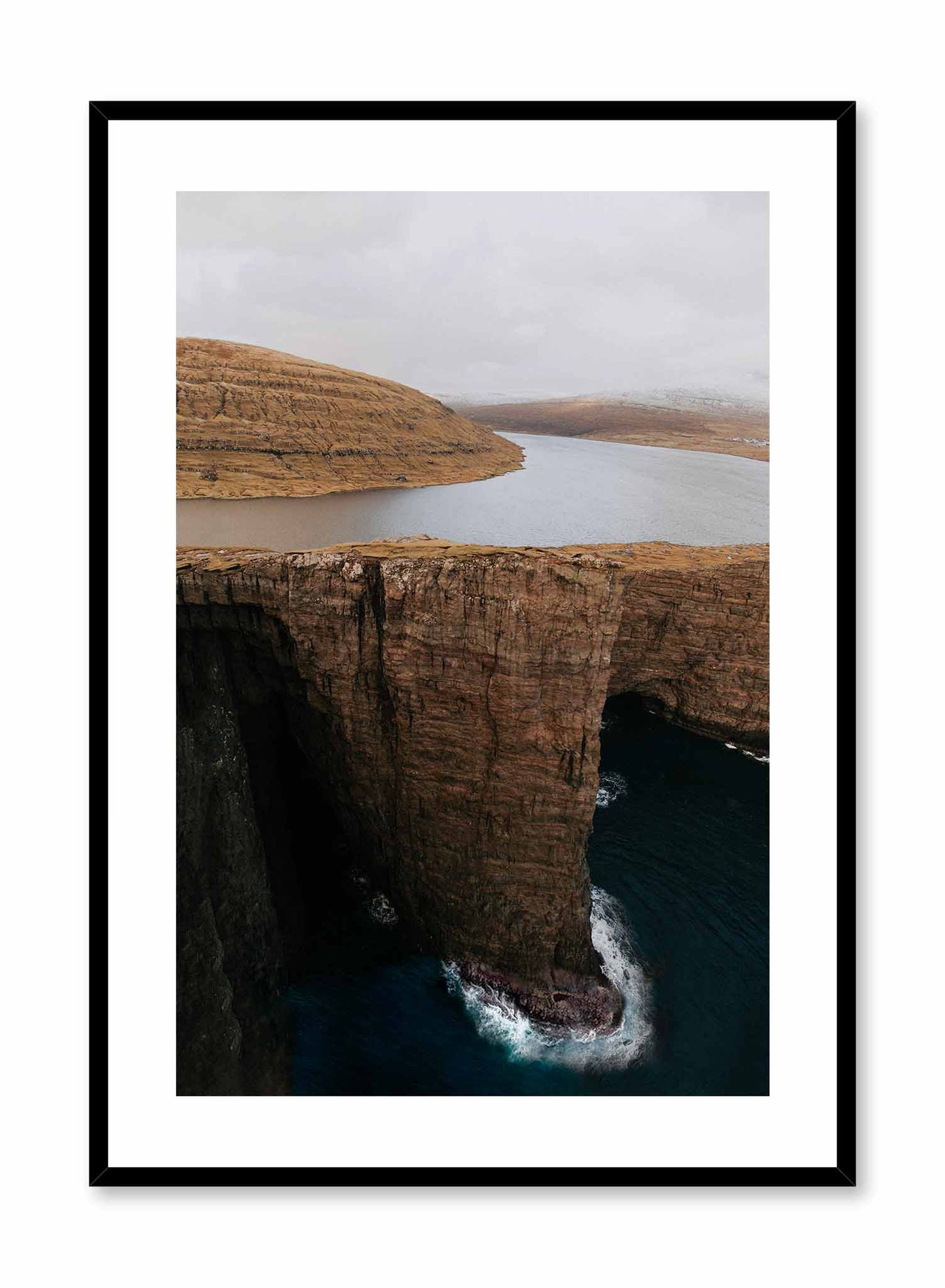 Serene Precipice, Poster