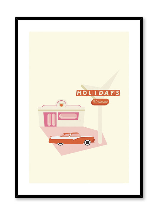 Retro Holiday, Poster