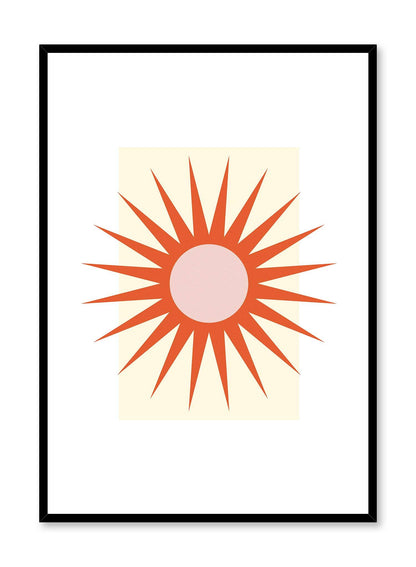 Minimalist Sun, Poster