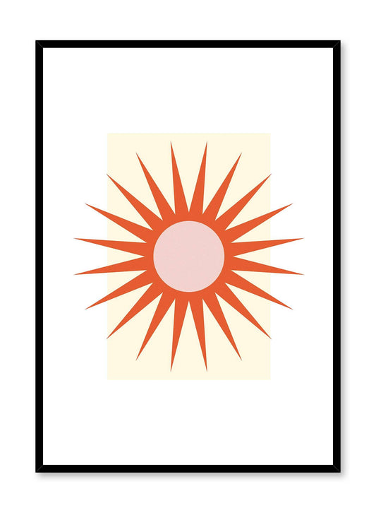 Minimalist Sun, Poster
