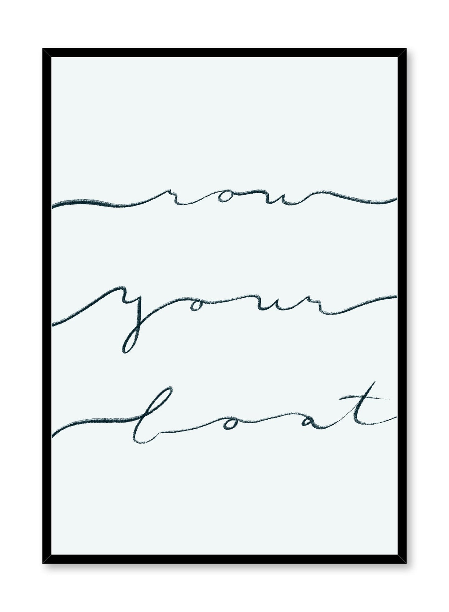 Row Your Boat, Poster