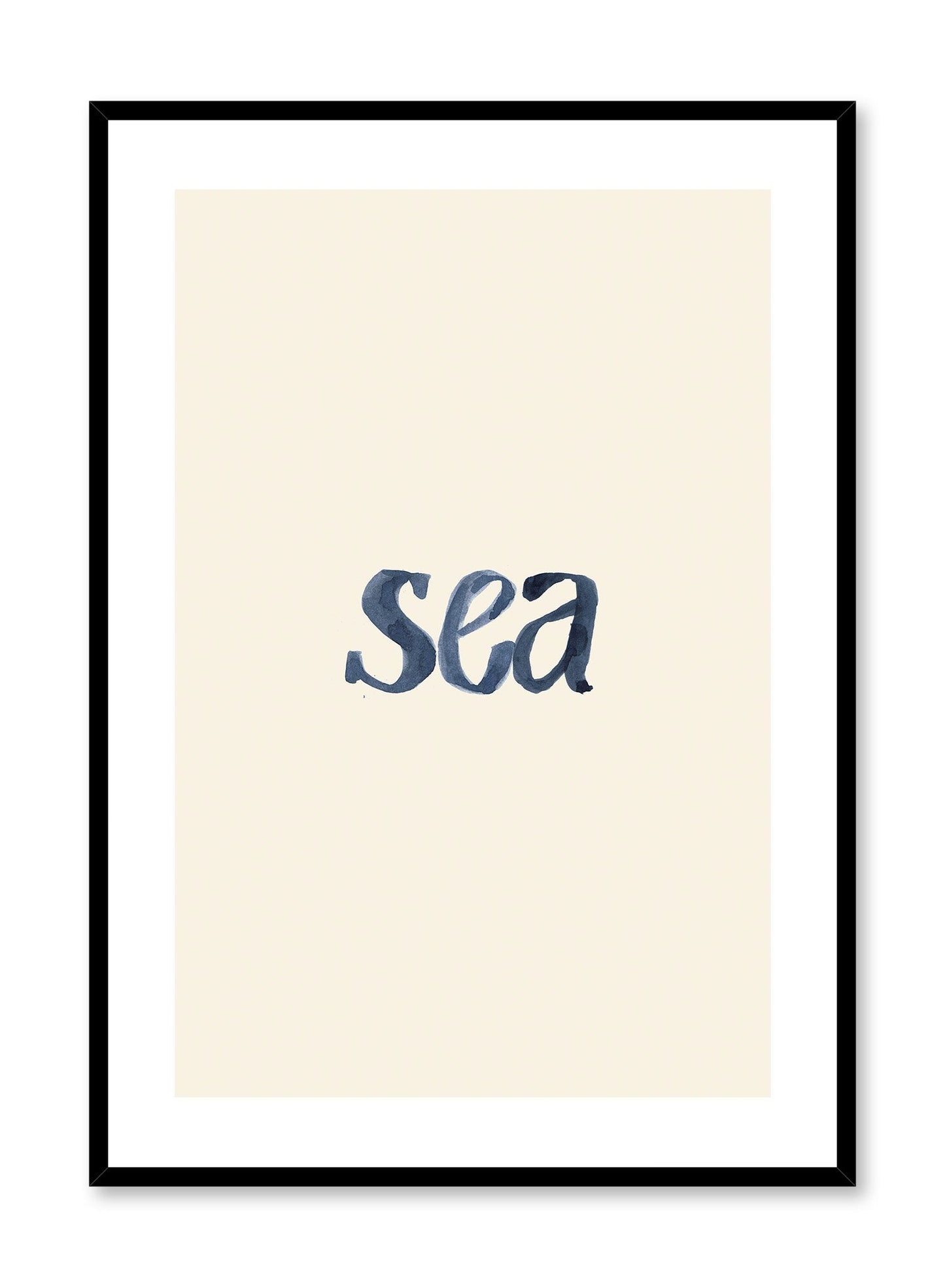 Sea in Beige, Poster