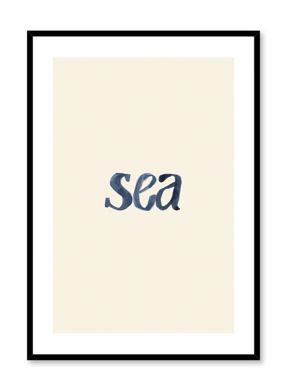Sea in Beige, Poster