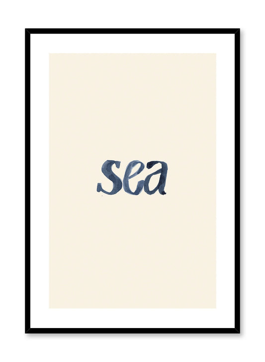 Sea in Beige, Poster