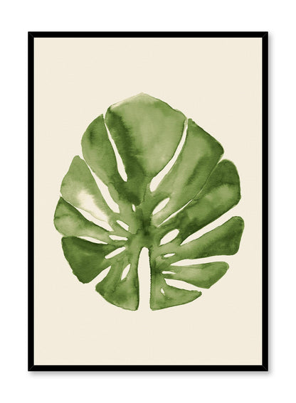 Ink Monstera, Poster
