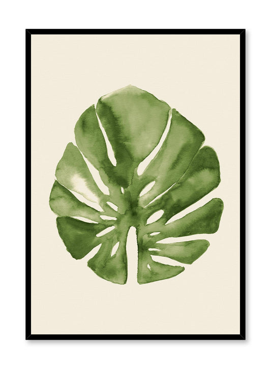 Ink Monstera, Poster