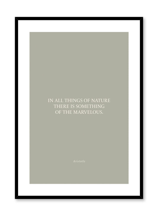 Marvelous Nature, Poster