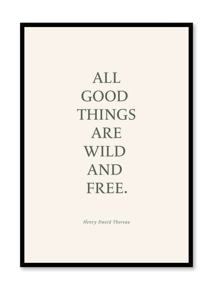 Wild & Free, Poster