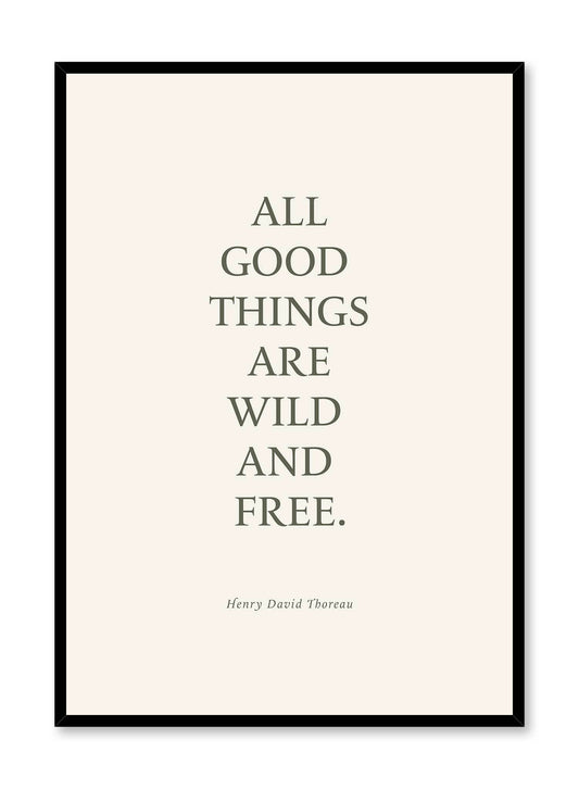Wild & Free, Poster