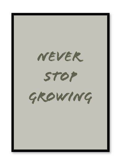 Forever Growing, Poster