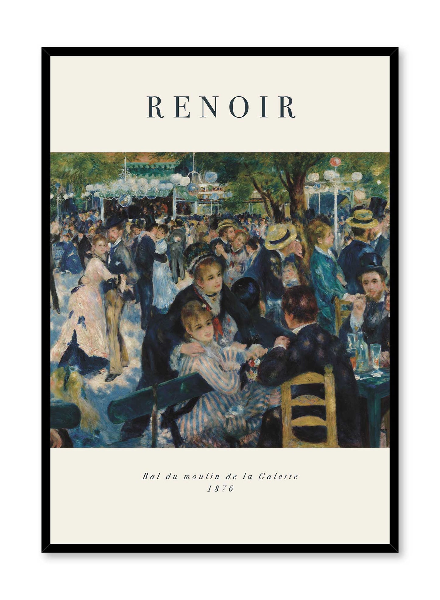 Dance at Le Moulin de la Galette, Poster