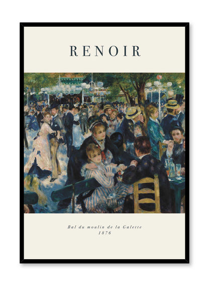 Dance at Le Moulin de la Galette, Poster