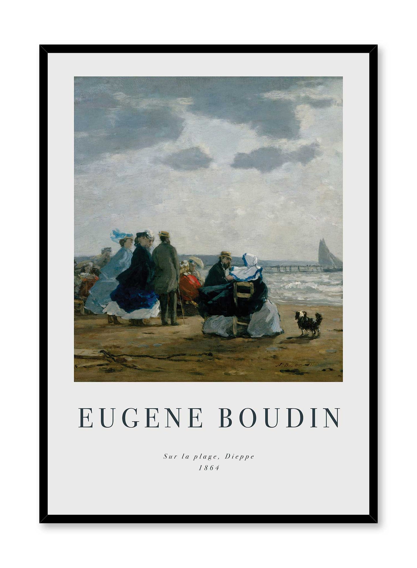 On the Beach, Dieppe, Poster
