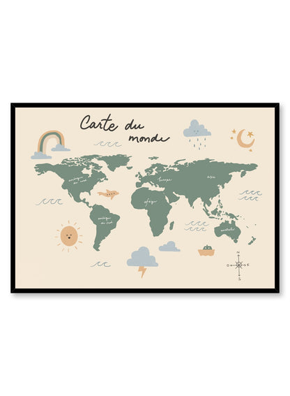 Globe Trotter in French, Poster