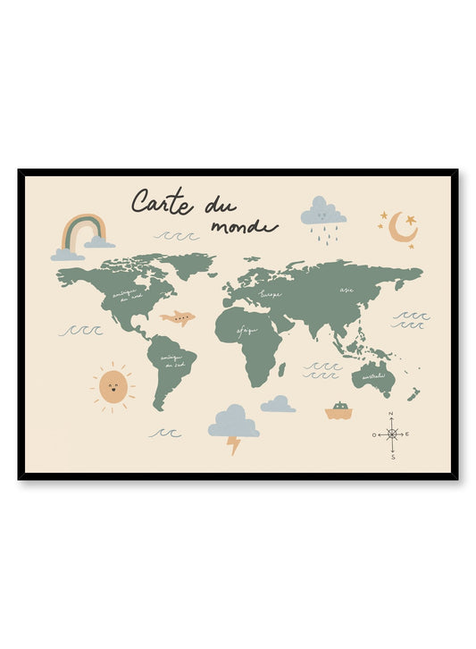 Globe Trotter in French, Poster