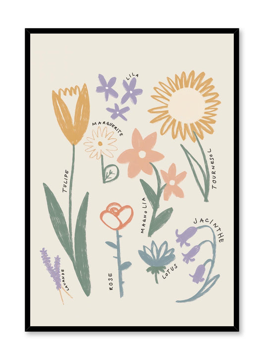 Little Gardener’s Guide in French, Poster