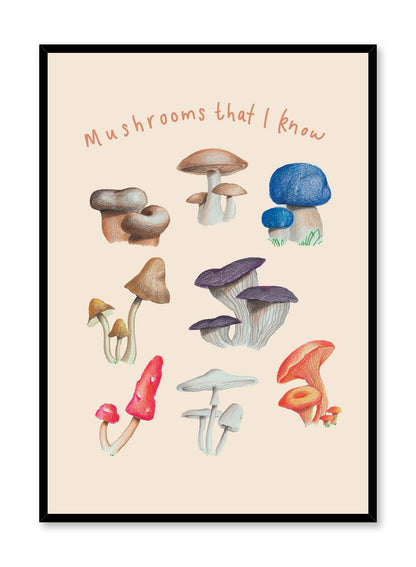 Mushroom Harvest, Poster