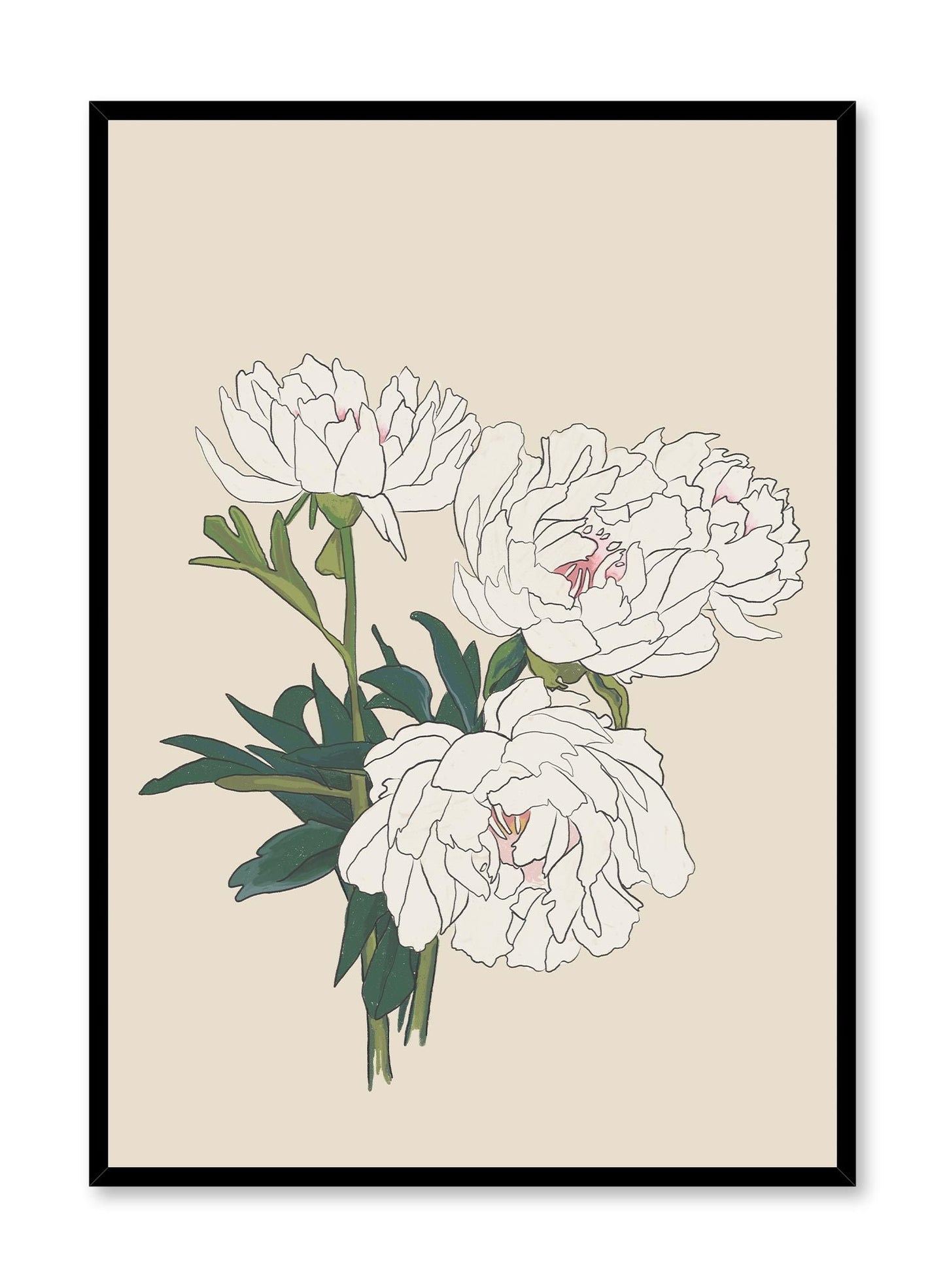 Old-Fashioned Flowers, Poster