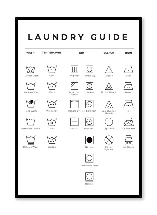 Laundry Guide, Poster