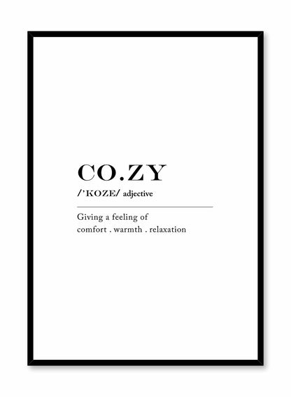 Cozy, Poster