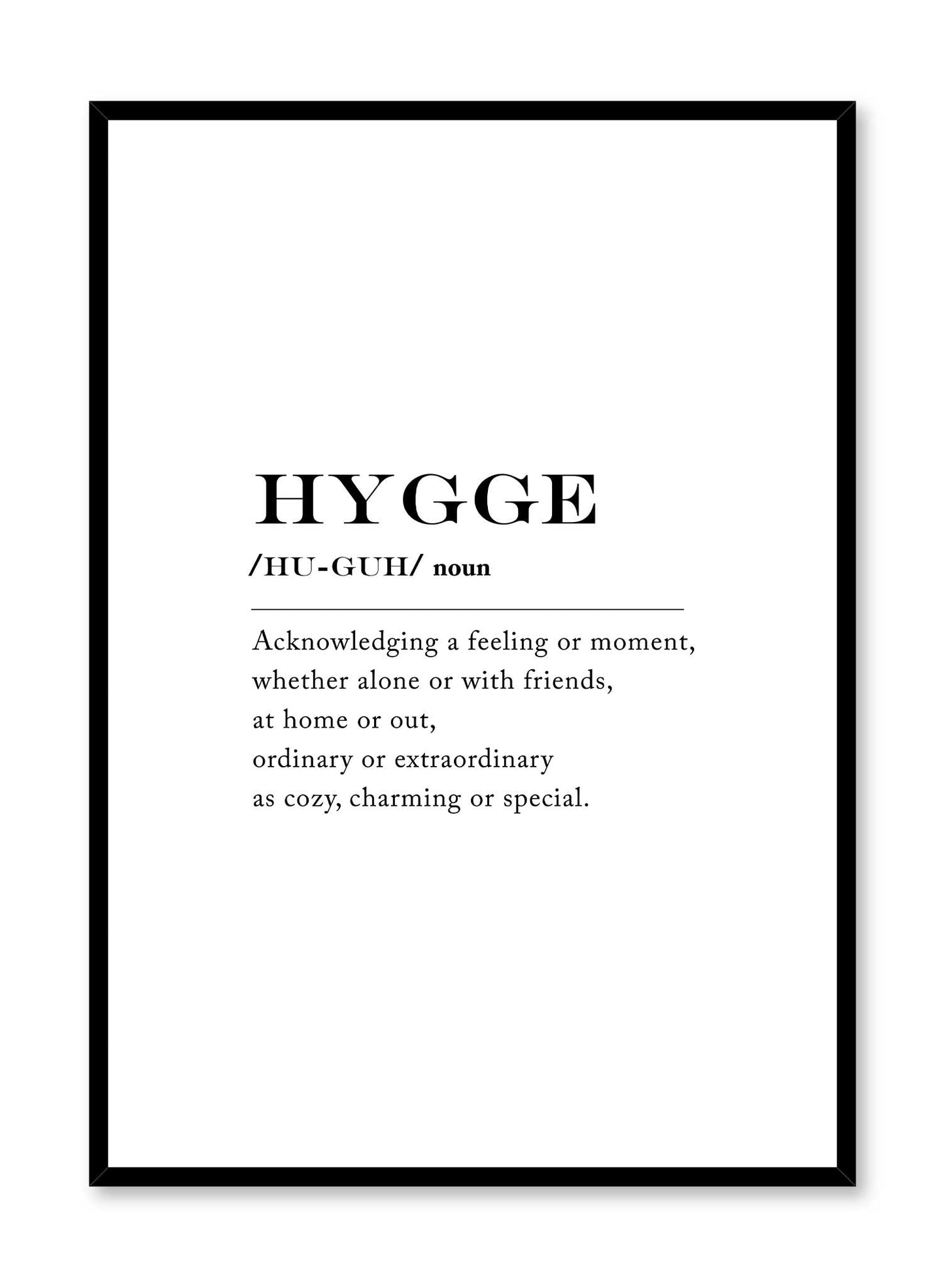 Hygge, Poster