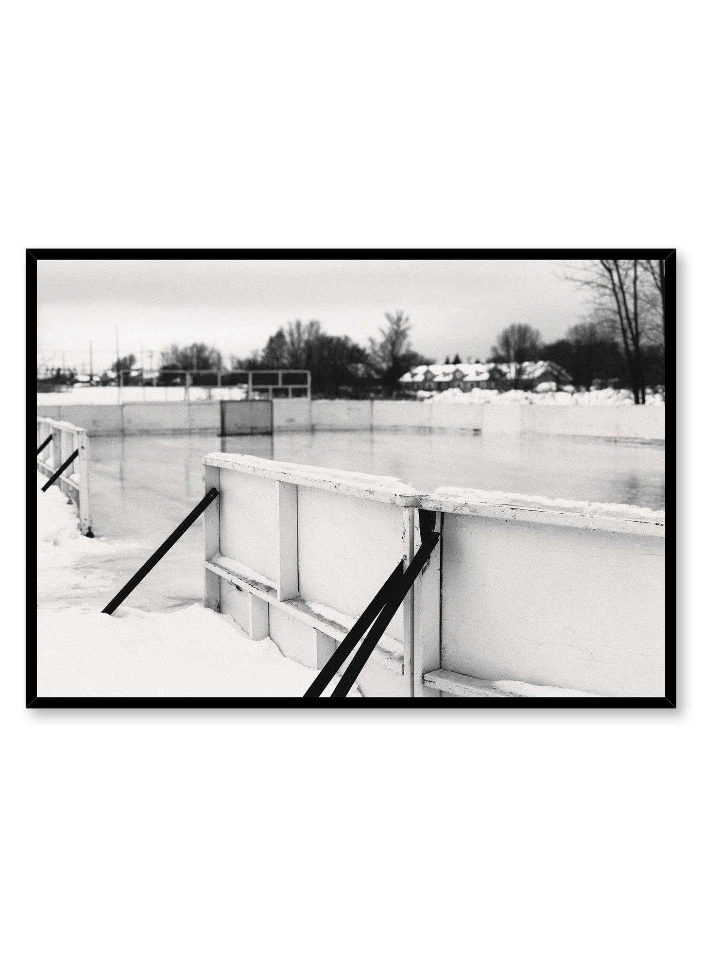 Sunday at the Rink, Poster