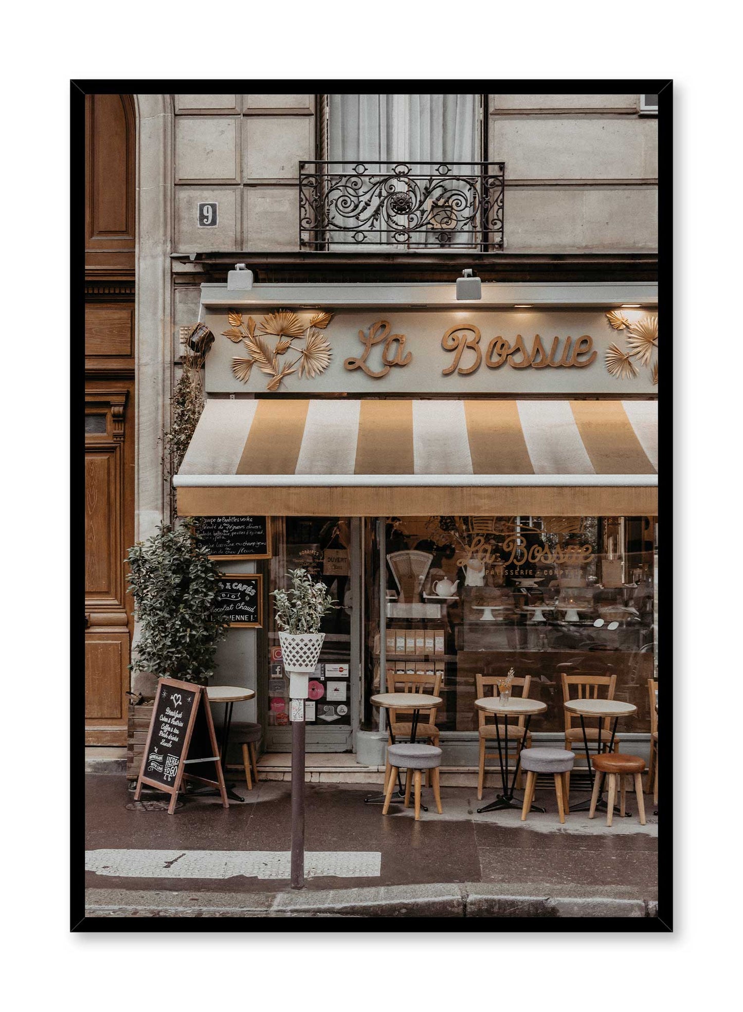 Café la Bossue, Poster